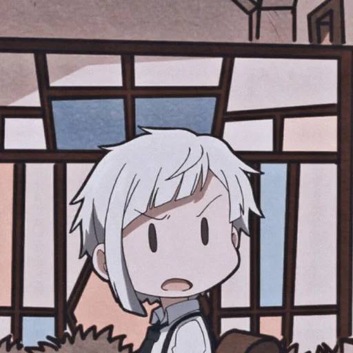 Набор стикеров Великий из Бродячих Псов №4 для WhatsApp 23