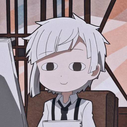 Набор стикеров Великий из Бродячих Псов №4 для WhatsApp 25