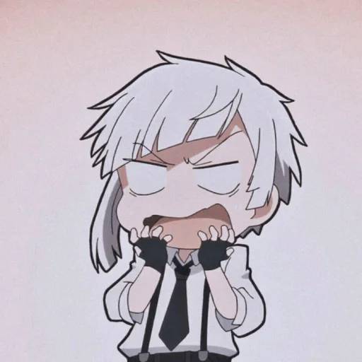 Набор стикеров Великий из Бродячих Псов №4 для WhatsApp 28