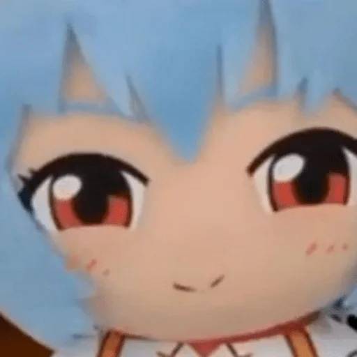 Набор стикеров Аянами Рей №2 для WhatsApp 14