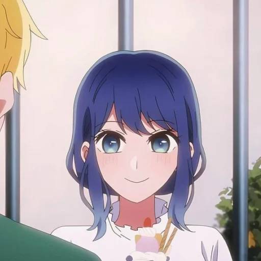 Набор стикеров Аканэ Курокава для WhatsApp 10