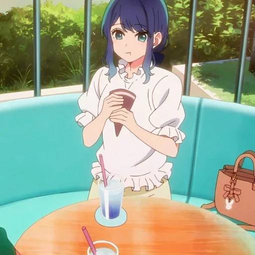 Набор стикеров Аканэ Курокава для WhatsApp 17