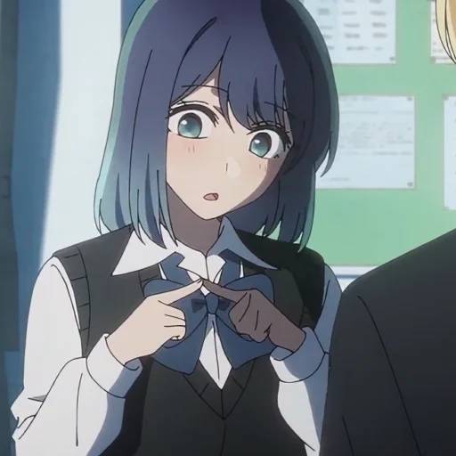 Набор стикеров Аканэ Курокава для WhatsApp 20