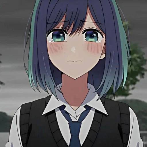 Набор стикеров Аканэ Курокава для WhatsApp 25