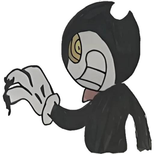 Набор стикеров Bendy and the Ink Machine №11 для WhatsApp 11