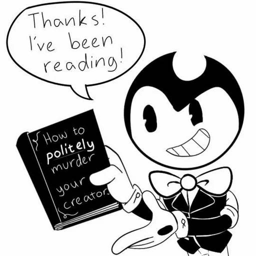 Набор стикеров Bendy and the Ink Machine №13 для WhatsApp 10