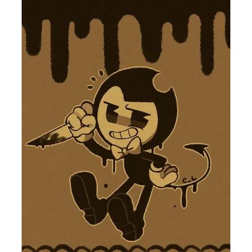 Набор стикеров Bendy and the Ink Machine №13 для WhatsApp 24