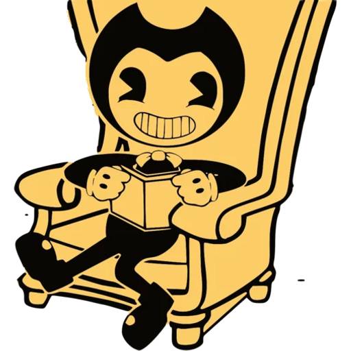 Набор стикеров Bendy and the Ink Machine №6 для WhatsApp 14