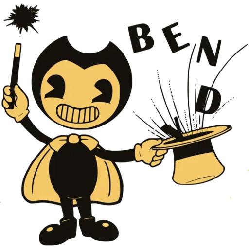 Набор стикеров Bendy and the Ink Machine №6 для WhatsApp 19