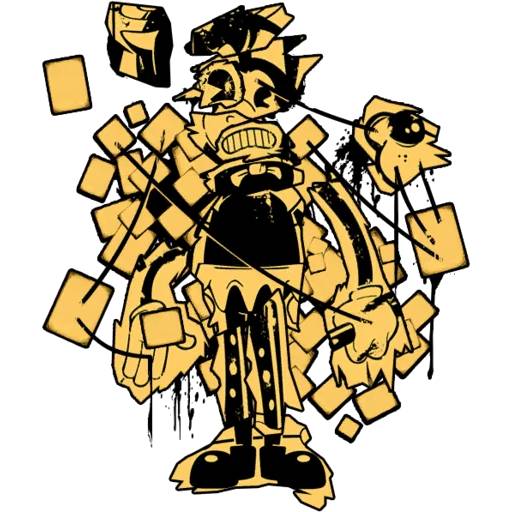 Набор стикеров Bendy and the Ink Machine №6 для WhatsApp 26