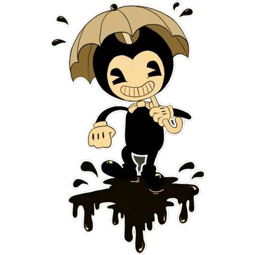 Набор стикеров Bendy and the Ink Machine №6 для WhatsApp 3