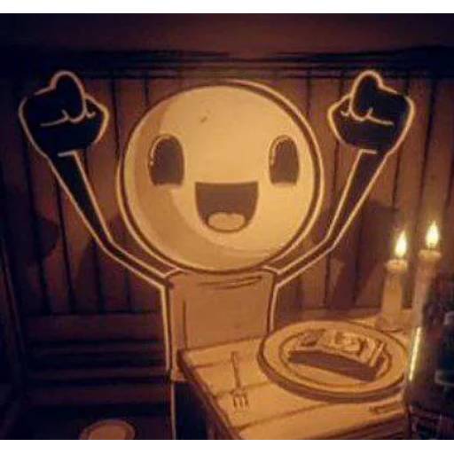 Набор стикеров Bendy and the Ink Machine №7 для WhatsApp 26