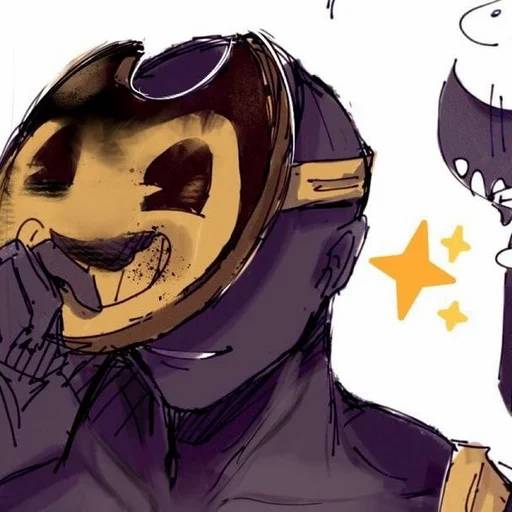 Набор стикеров Bendy and the Ink Machine №8 для WhatsApp 13