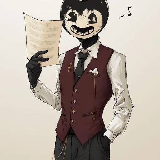 Набор стикеров Bendy and the Ink Machine №8 для WhatsApp 18