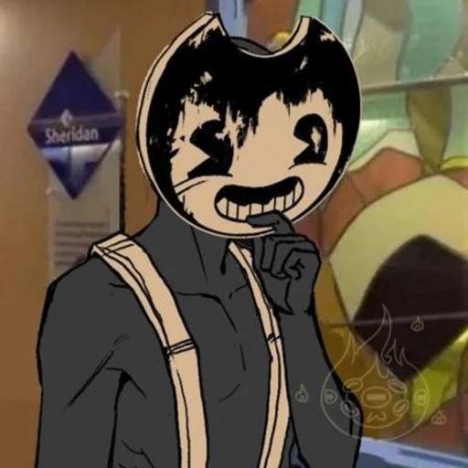 Набор стикеров Bendy and the Ink Machine №8 для WhatsApp 19