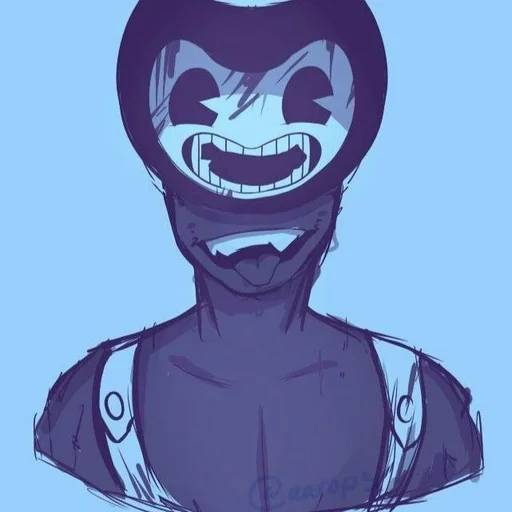 Набор стикеров Bendy and the Ink Machine №8 для WhatsApp 2