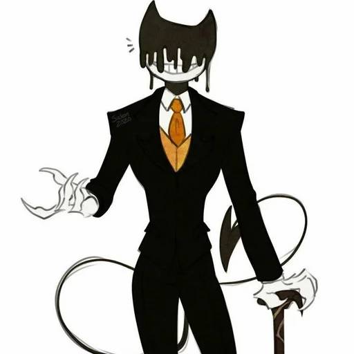 Набор стикеров Bendy and the Ink Machine №9 для WhatsApp 10