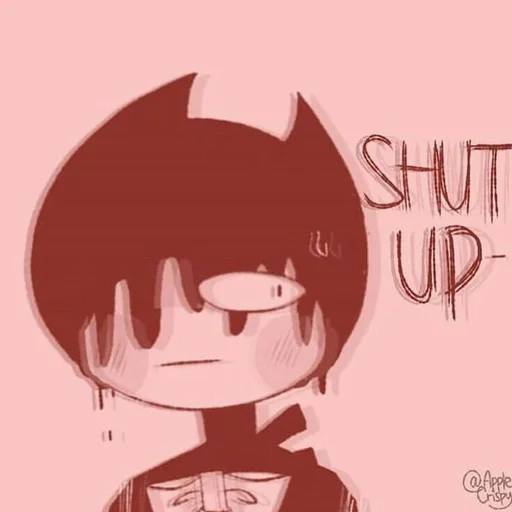 Набор стикеров Bendy and the Ink Machine №9 для WhatsApp 22