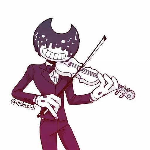 Набор стикеров Bendy and the Ink Machine №9 для WhatsApp 24