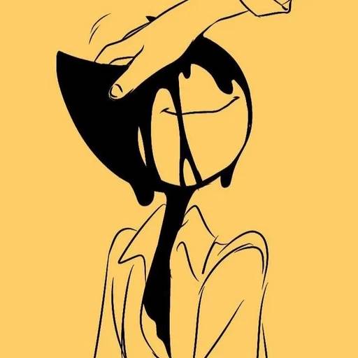 Набор стикеров Bendy and the Ink Machine №9 для WhatsApp 28