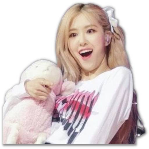 Набор стикеров Blackpink Blondsé для WhatsApp 11