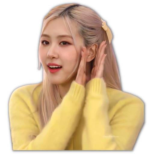 Набор стикеров Blackpink Blondsé для WhatsApp 14