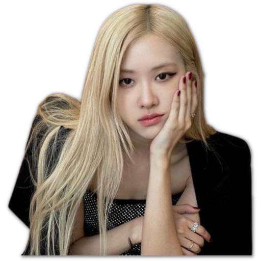 Набор стикеров Blackpink Blondsé для WhatsApp 15