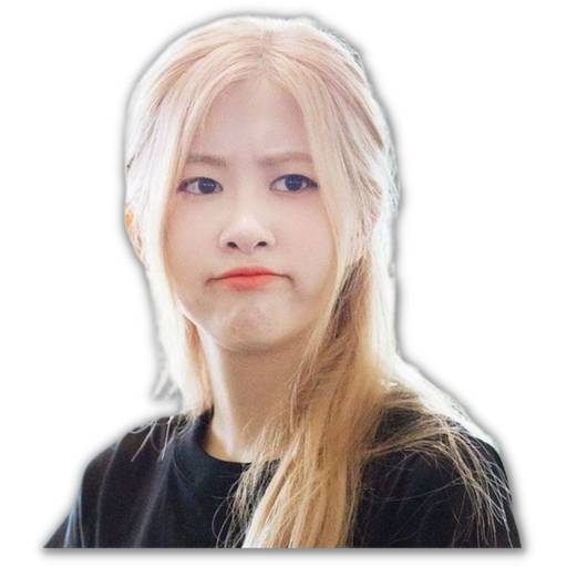 Набор стикеров Blackpink Blondsé для WhatsApp 2