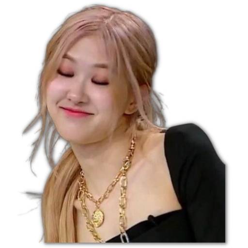 Набор стикеров Blackpink Blondsé для WhatsApp 20