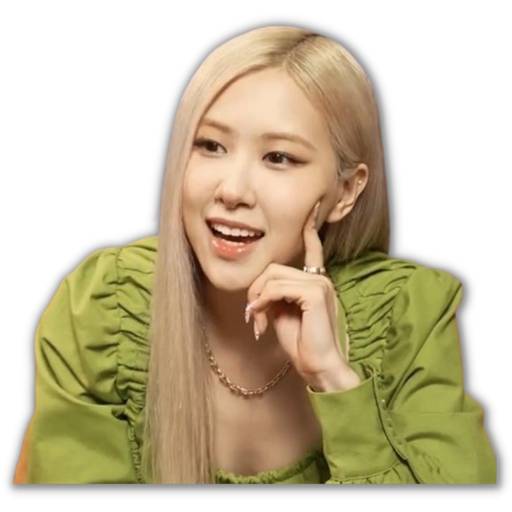 Набор стикеров Blackpink Blondsé для WhatsApp 21