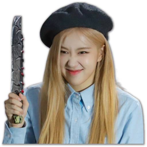 Набор стикеров Blackpink Blondsé для WhatsApp 22