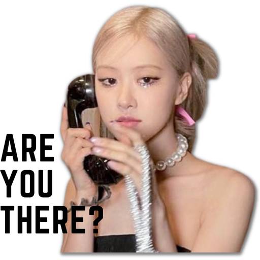 Набор стикеров Blackpink Blondsé для WhatsApp 26