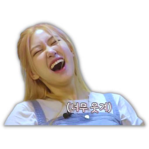 Набор стикеров Blackpink Blondsé для WhatsApp 28