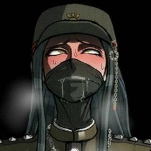 Набор стикеров Данганронпа №3 для WhatsApp 24