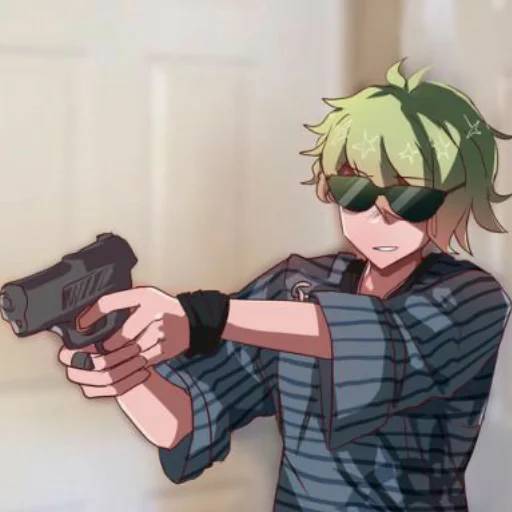 Набор стикеров Данганронпа №3 для WhatsApp 30