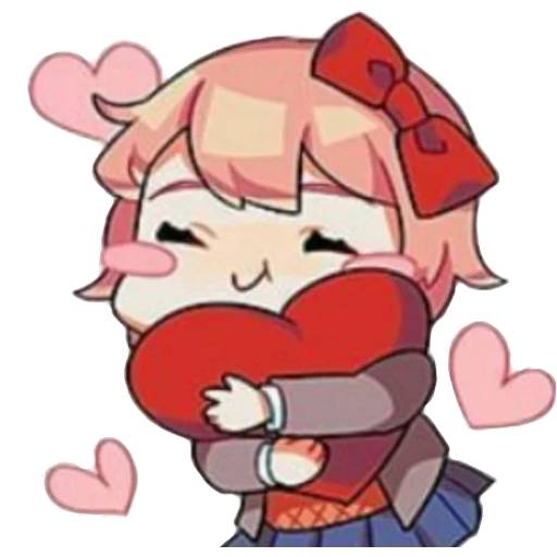 Набор стикеров Doki Doki Literature Club! №10 для WhatsApp 13