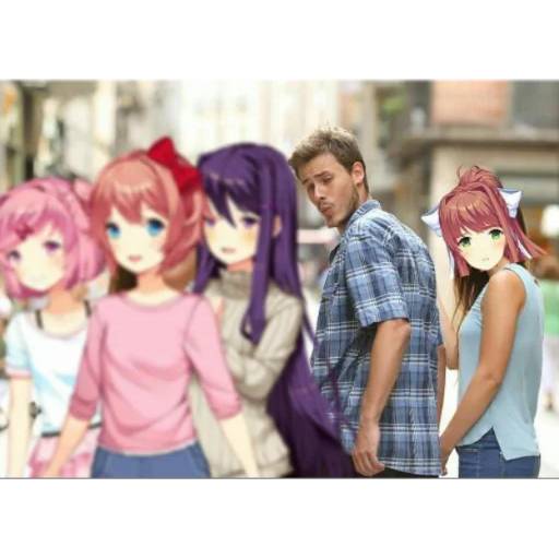 Набор стикеров Doki Doki Literature Club! №10 для WhatsApp 17