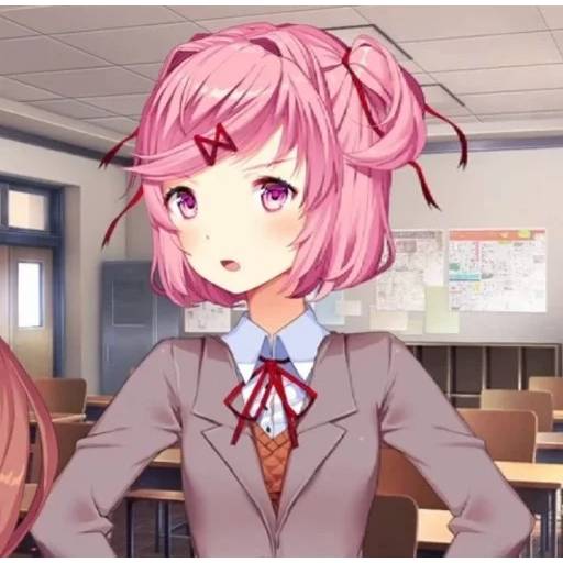 Набор стикеров Doki Doki Literature Club! №11 для WhatsApp 4