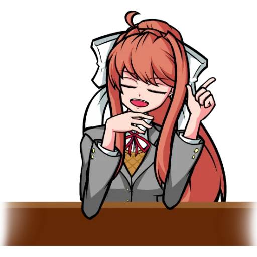 Набор стикеров Doki Doki Literature Club! №14 для WhatsApp 20