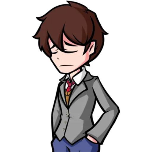 Набор стикеров Doki Doki Literature Club! №14 для WhatsApp 23