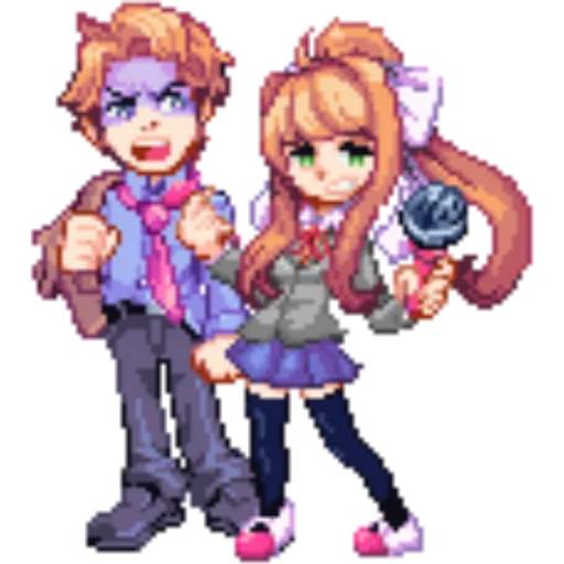 Набор стикеров Doki Doki Literature Club! №14 для WhatsApp 25