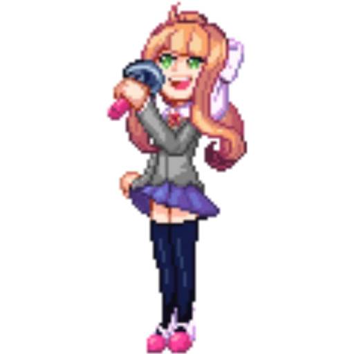 Набор стикеров Doki Doki Literature Club! №14 для WhatsApp 5