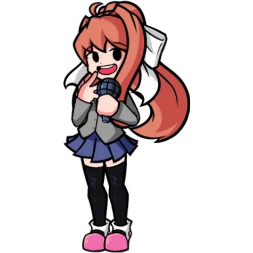 Набор стикеров Doki Doki Literature Club! №14 для WhatsApp 9