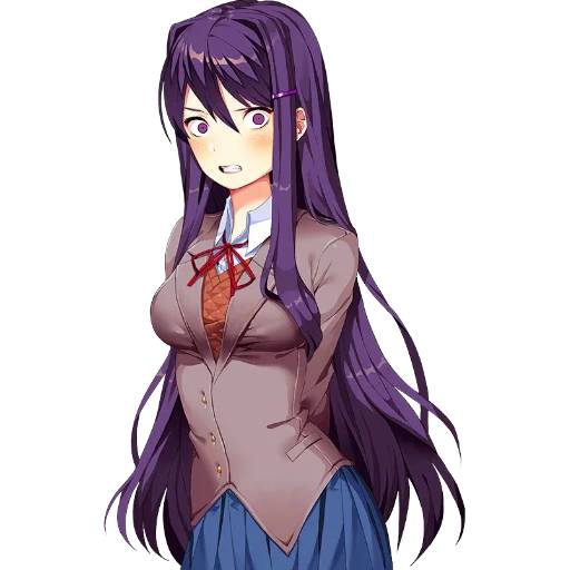 Набор стикеров Doki Doki Literature Club! №19 для WhatsApp 21