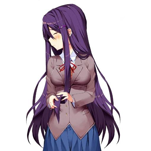 Набор стикеров Doki Doki Literature Club! №19 для WhatsApp 25