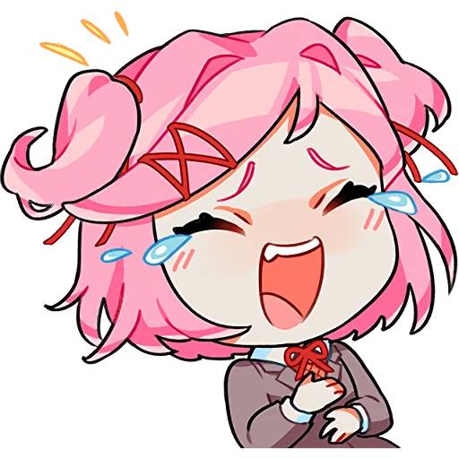 Набор стикеров Doki Doki Literature Club! №4 для WhatsApp 27