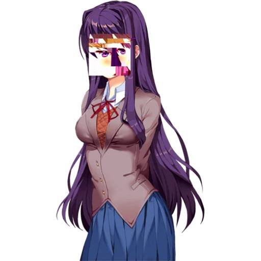 Набор стикеров Doki Doki Literature Club! №6 для WhatsApp 20