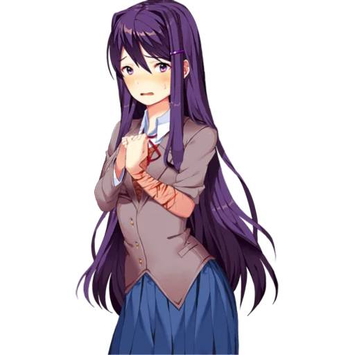 Набор стикеров Doki Doki Literature Club! №6 для WhatsApp 21