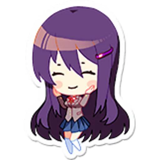 Набор стикеров Doki Doki Literature Club! №6 для WhatsApp 28