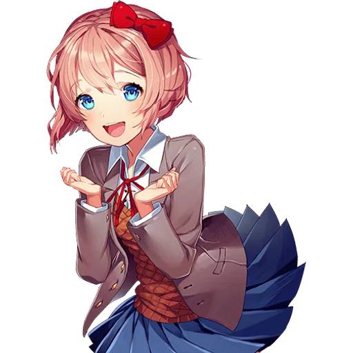 Набор стикеров Doki Doki Literature Club! №7 для WhatsApp 5